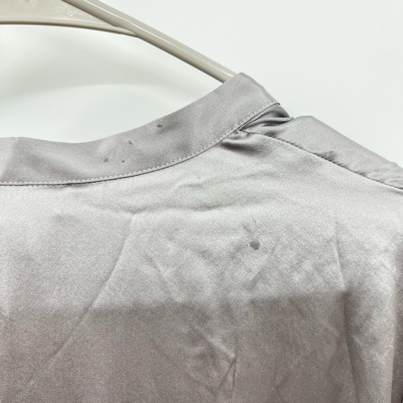 L'AGENCE GRAY STORMY TYLER LONG SLEEVE BLOUSE Size Small - Picture 9 of 11